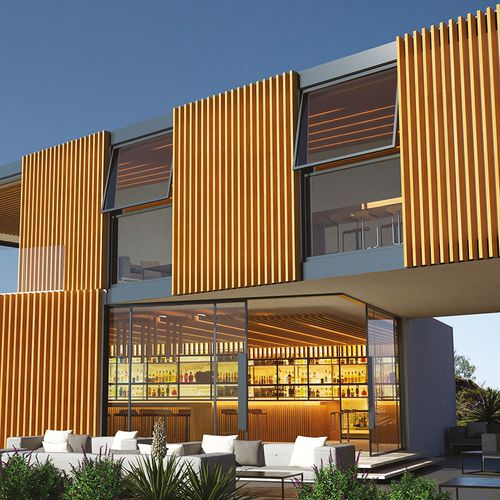 brise-soleil en aluminium extrudé - ForMe
