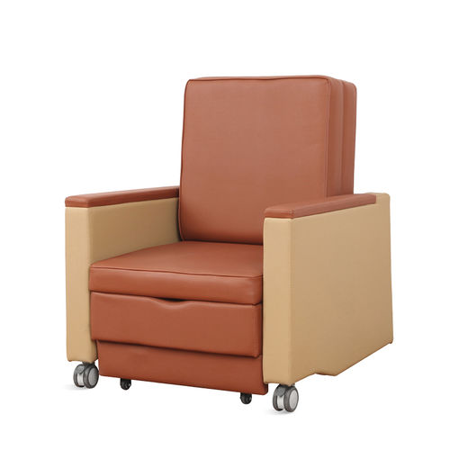 Fauteuil médical en polyuréthane - SKE001-12 - Healthward - sur roulettes / manuel / beige