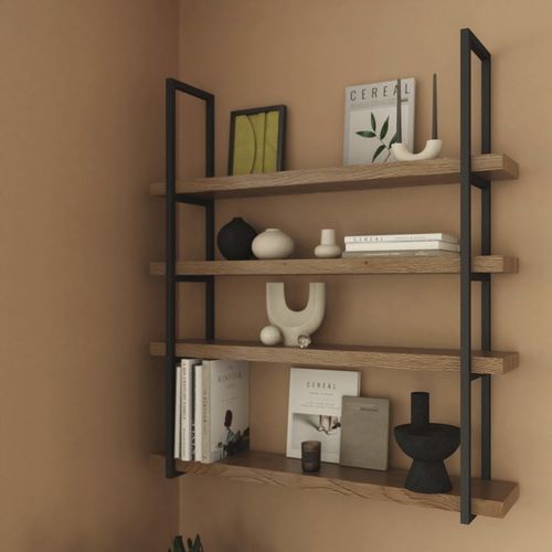 Étagère murale - KITAIRGOLNOG20 - SEED - contemporaine / en métal / en bois
