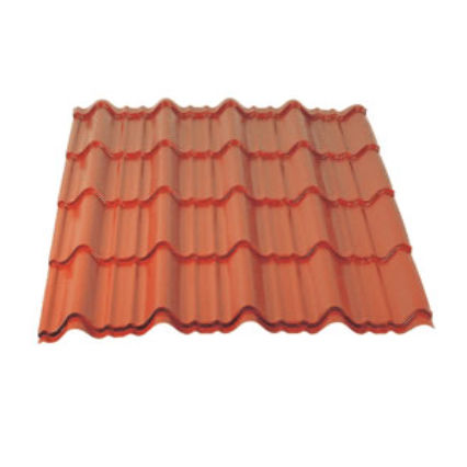 Couverture en plaques en pente - ROOFTILE - KAMARIDIS GLOBALWIRE GROUP - en acier / aspect tuile / ondulée