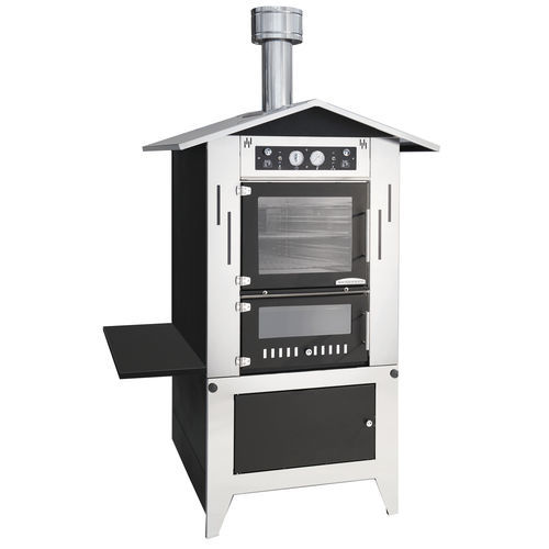 Four à pizza résidentiel - STEEL - Rossofuoco Srl - à bois / à convection / pose libre