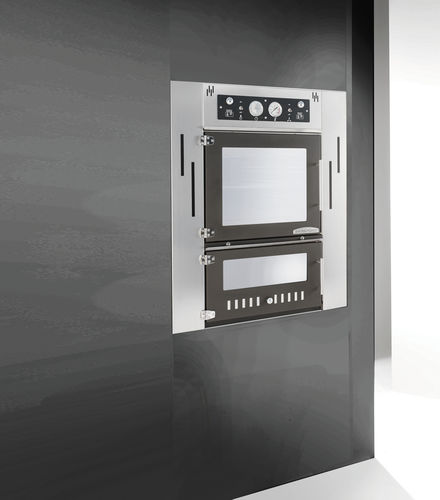 Four à pizza résidentiel - STEEL - Rossofuoco Srl - à bois / à convection / encastrable