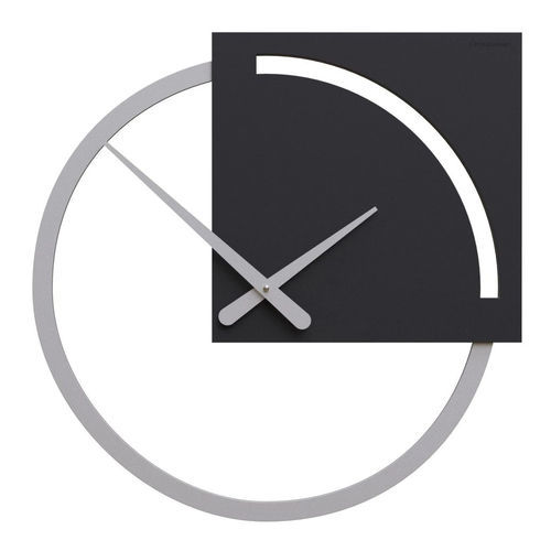 Horloge contemporaine - Karl - Calleadesign snc di L. Callea e C - murale / analogique / en bois