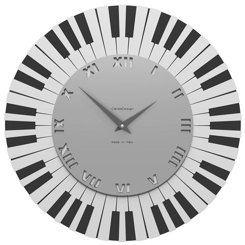 Horloge contemporaine - Donizetti  - Calleadesign snc di L. Callea e C - murale / analogique / en bois