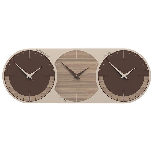 Horloge contemporaine - World clock 3 - Calleadesign snc di L. Callea e C - murale / analogique / pour bureau