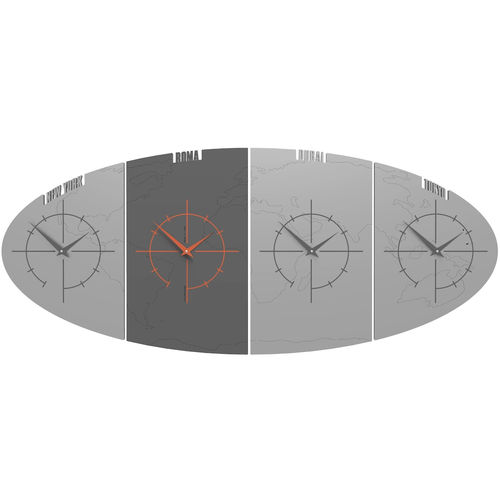 Horloge contemporaine - Sydney - Calleadesign snc di L. Callea e C - murale / analogique / en bois