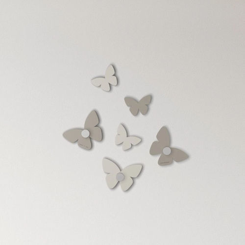 Patère contemporaine - Million Butterflies - Calleadesign snc di L. Callea e C - en métal / en bois / en MDF
