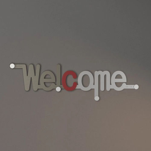 Porte-manteau mural - Welcome - Calleadesign snc di L. Callea e C - contemporain / en bois / en MDF
