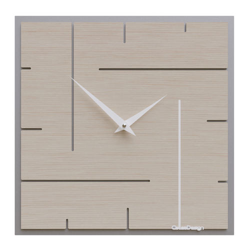 Horloge contemporaine - Grid - Calleadesign snc di L. Callea e C - murale / analogique / en aluminium