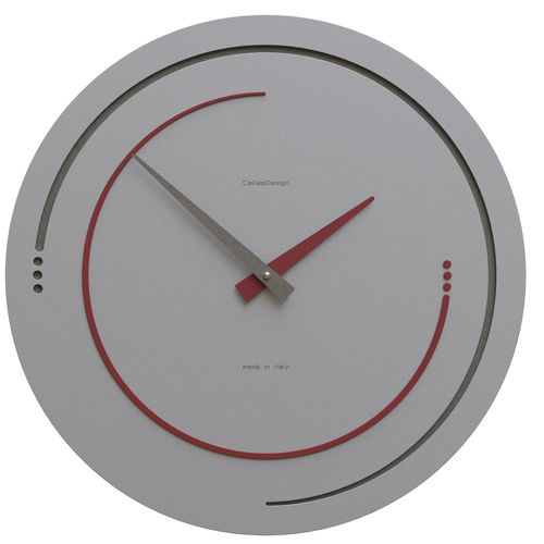 Horloge contemporaine - Sonar - Calleadesign snc di L. Callea e C - murale / analogique / en aluminium