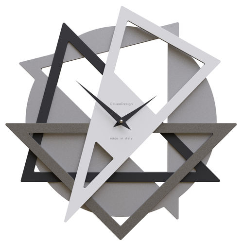 Horloge design original - Geolo - Calleadesign snc di L. Callea e C - murale / analogique / en aluminium