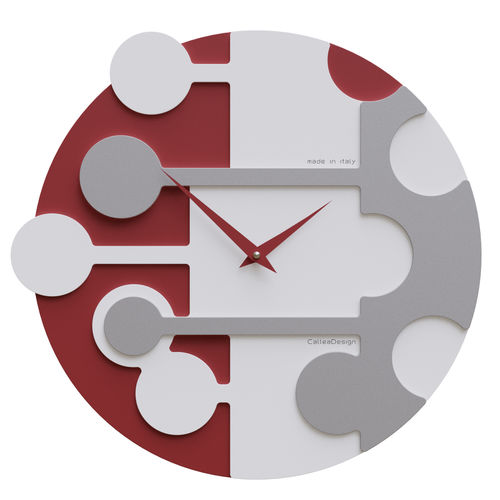 Horloge contemporaine - Stish - Calleadesign snc di L. Callea e C - murale / analogique / en aluminium
