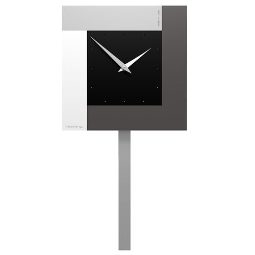 Horloge contemporaine - Stripes - Calleadesign snc di L. Callea e C - murale / analogique / en aluminium