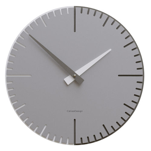 Horloge contemporaine - Exacto - Calleadesign snc di L. Callea e C - murale / analogique / en bois