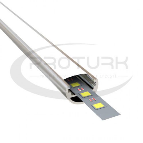 Profil éclairant encastrable - Proturk Profil Sanayi İç ve Dış Ticaret Ltd.Ştı. - en saillie / à LED / en plastique