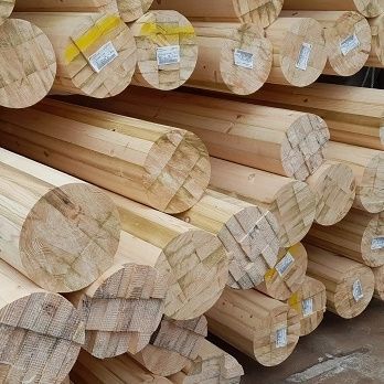 Poteau en pin - Woodspars - en acacia / en sapin / en douglas
