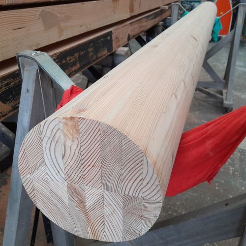 Colonne en bois - Woodspars - brut / décorative