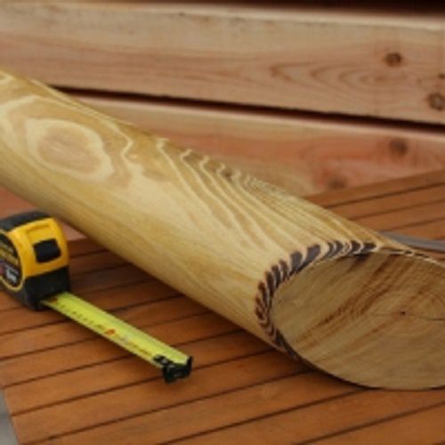 Poteau en châtaignier - MONOLITH - Woodspars - en bois / massif / rond