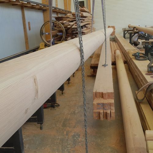Colonne en bois exotique - Woodspars - en bois / bois / haute densité