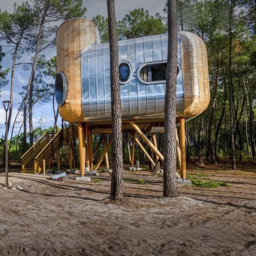 Colonne en bois exotique - Woodspars - en bois massif / brut / décorative
