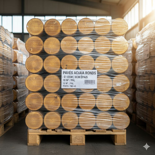 Pavé en bois - Woodspars - bois / pour usage extérieur / pour extérieur