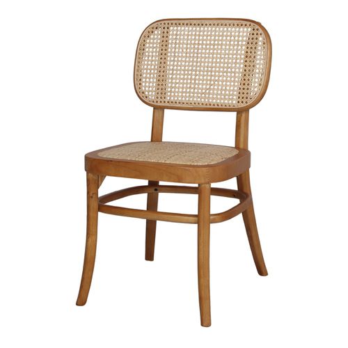 Chaise vintage - BIANCA  - MisterWils - d'intérieur / en rotin / en fibre naturelle