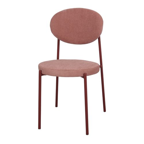 Chaise contemporaine - CAVALETO  - MisterWils - d'intérieur / en tissu / avec piètement en acier