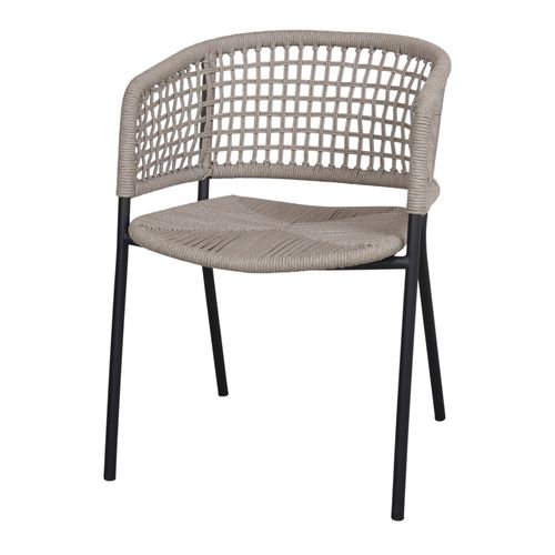 Chaise design scandinave - COLISEO  - MisterWils - d'intérieur / en métal / en corde