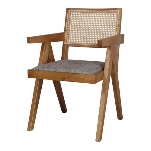 Chaise classique - BALFORD - MisterWils - d'intérieur / en tissu / en rotin