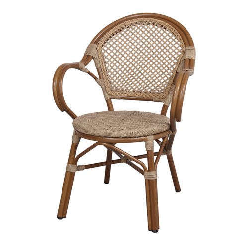 Chaise contemporaine - LAUDRY - MisterWils - d'extérieur / de jardin / d'intérieur