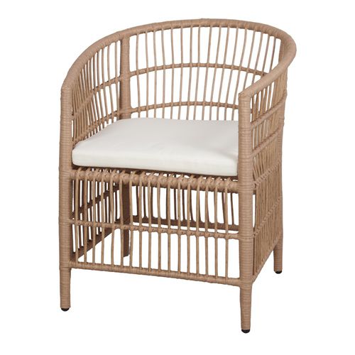 Chaise contemporaine - JEFFRY - MisterWils - d'extérieur / en aluminium / en rotin synthétique