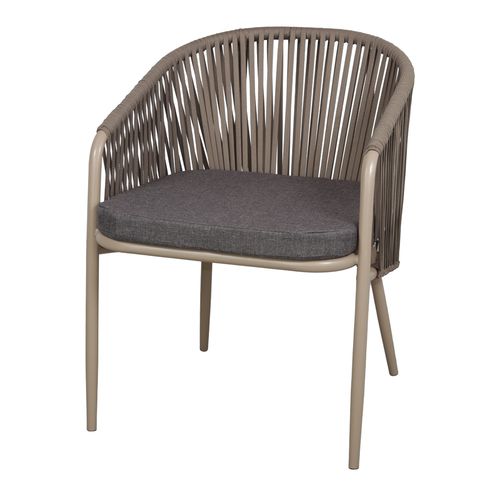 Chaise design scandinave - RIALTO - MisterWils - de jardin / d'intérieur / en tissu