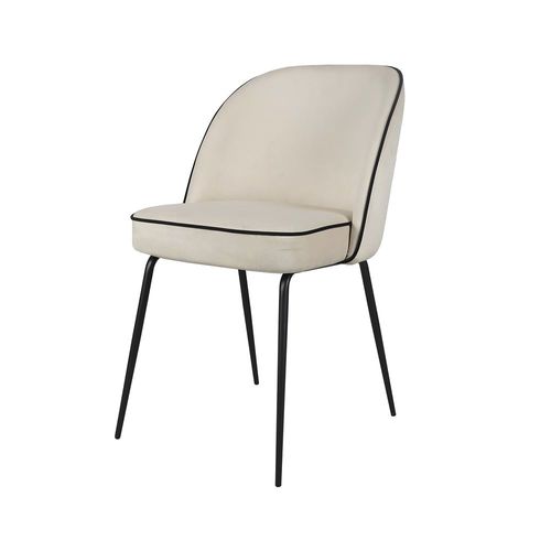 Chaise contemporaine - ARTAKEN - MisterWils - d'intérieur / en tissu / avec piètement en acier