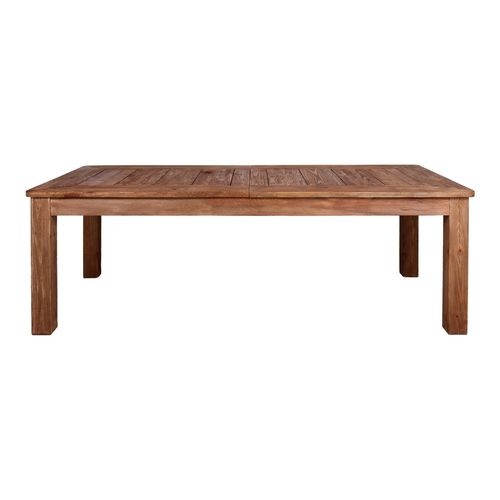 Table à manger contemporaine - ORTEGA - MisterWils - en pin / avec piètement en bois / rectangulaire