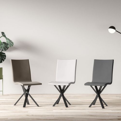 Chaise contemporaine - Aury  - Itamoby - pour salon / d'intérieur / en cuir