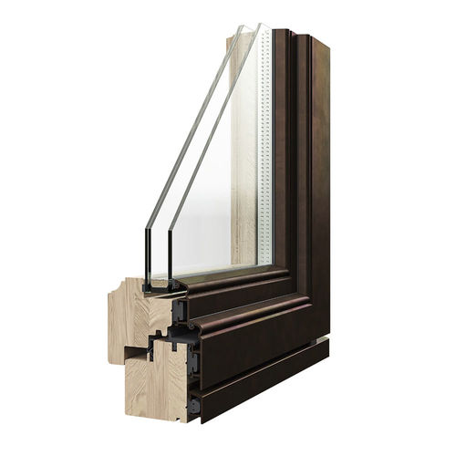 Fenêtre bois-bronze - AENEUS - Caiframe - en verre / en bois / coulissante