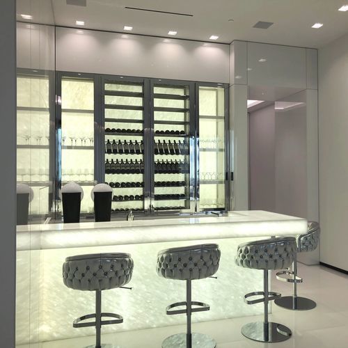 Cave à vin de service - BRISTOL - Dragon Cellars S.L - encastrable / en verre / vitrée