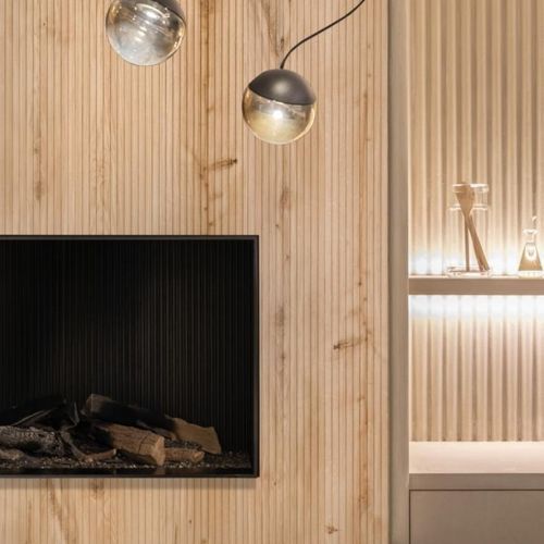 Revêtement mural pour intérieur - Canneto - BRUNO SRL - en chêne / en noyer / texturé