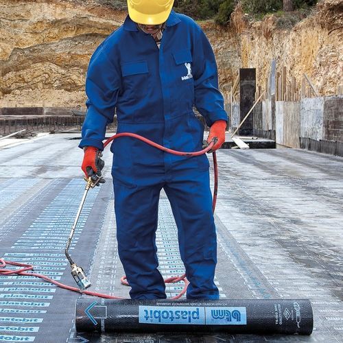 Membrane d'étanchéité de protection - PLASTOBIT - BTM - pour fondation / pour toiture / pour mur-rideau