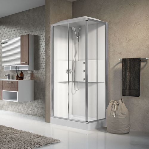 Paroi de douche coulissante - MEDIA 2.0 A100X70 - NOVELLINI - rectangulaire / d'angle / en verre trempé