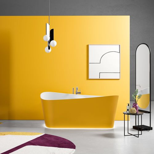 Baignoire ovale - INFINITIVE - NOVELLINI - à poser / pour habitat / en composite