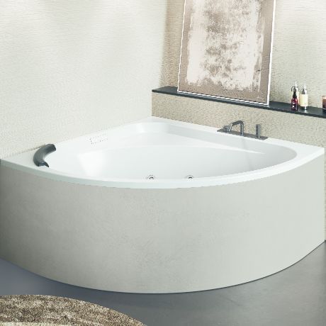 Baignoire d'angle - STYLE C - NOVELLINI - pour habitat / à usage professionnel / en acrylique