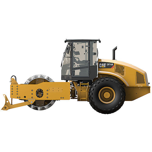 Rouleau compresseur monocylindre - CP74B - CATERPILLAR - vibrant / de sol