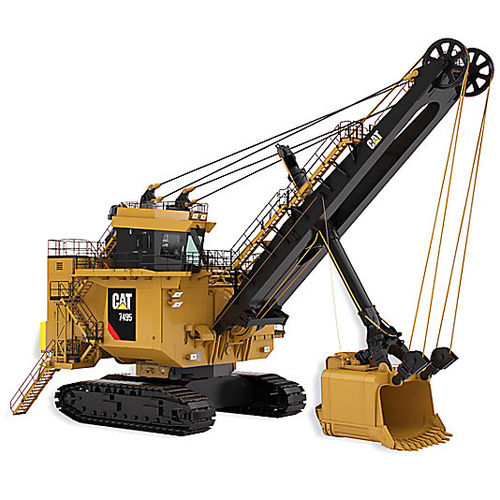 Pelle sur chenilles - 7495  - CATERPILLAR - à câble / pour chantier / électrique