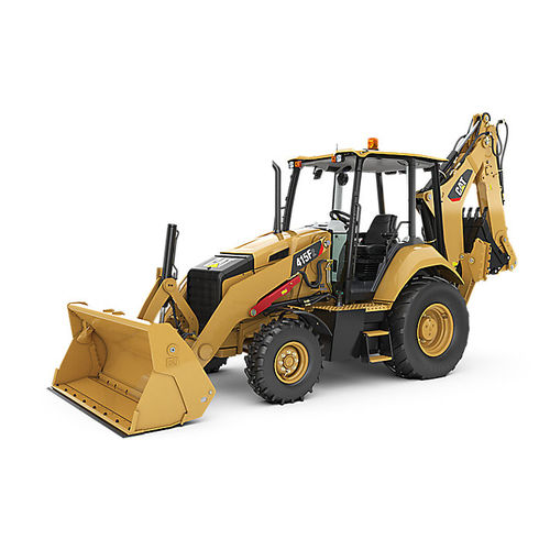 Chargeuse pelleteuse toutes roues directrices - 415F2 - CATERPILLAR - ergonomique / frontale