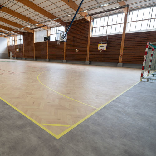 Sol sportif d'intérieur - TARAFLEX® EVOLUTION  - Gerflor - Contract Sport & Contract Flooring - minéral / pour école / pour activité sportive