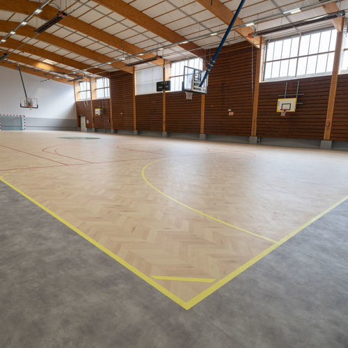 Sol sportif d'intérieur - TARAFLEX® EVOLUTION DRYTEX  - Gerflor - Contract Sport & Contract Flooring - minéral / pour école / pour salle multisport