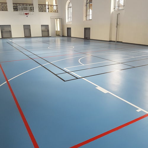 Sol sportif d'intérieur - TARAFLEX® PERFORMANCE DRYTEX  - Gerflor - Contract Sport & Contract Flooring - minéral / pour école / pour gymnase