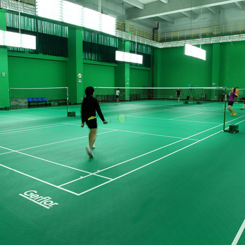 Sol sportif d'intérieur - TARAFLEX® BADMINTON 4.5  - Gerflor - Contract Sport & Contract Flooring - en vinyle / pour salle multisport / 100% recyclable