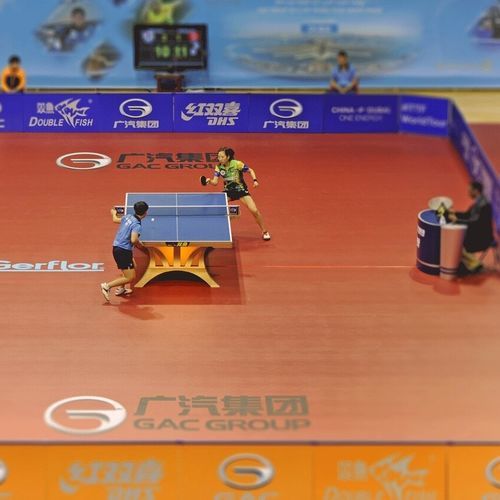 Sol sportif portable - TARAFLEX® TENIS TABLE  - Gerflor - Contract Sport & Contract Flooring - d'intérieur / en vinyle / en fibre de verre